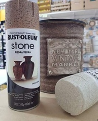 Tinta Spray Efeito Pedra Rust-Oleum Marrom Claro: Transforme Seus Projetos com Textura Realista - imagem 4