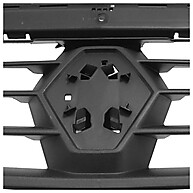 Grade Frontal Logan 2010-2013: Preto Texturizado - imagem 2