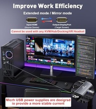 Adaptador HDMI para DisplayPort 4K 60Hz THANDBLE: Conexão Perfeita para Seu Setup - imagem 5