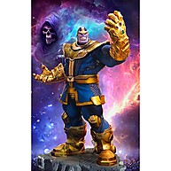 Thanos com Manopla do Infinito: Diorama Iron Studios - imagem 1