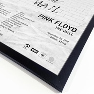 Quadro Álbum The Wall - Pink Floyd | 40x60cm | Poster Retrô Rosa com Moldura Ecológica - imagem 4