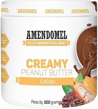 Pasta De Amendoim Integral Cacau Amendomel 500g - Thiani Alimentos - imagem 1
