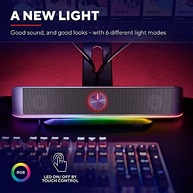 Soundbar Gamer Trust GXT 619 Thor RGB: Imersão Sonora e Visual para seu PC - imagem 5