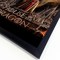 Quadro Decorativo Game of Thrones: House of the Dragon - 40x60cm | Moldura Premium em Madeira Reciclável - imagem 4