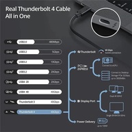 Cabo Thunderbolt 4: Potência e Velocidade! - imagem 3