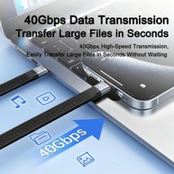 Cabo USB 4 240W 40Gbps: O Poder do Thunderbolt no Seu Bolso ⚡ - imagem 4