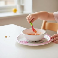 Prato e Tigela com Ventosa Super Fixa Coala - Segurança e Diversão nas Refeições Infantil - imagem 3