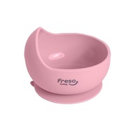 Freso Baby Tigela Rosa - Silicone Seguro, Atóxico e Antibacteriano para Introdução Alimentar BLW - imagem 2