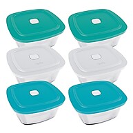 Tigelas Marinex 2L com Tampa: Kit 6 Peças! - imagem 1