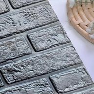 Kit Placas Adesivas Tijolinho 3D - Revestimento Autocolante Impermeável para Decoração de Parede - imagem 4