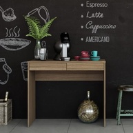 Escrivaninha Tijuca com 2 Gavetas Castanho Politorno - Design Elegante e Funcional para Home Office - imagem 5