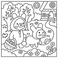 Cute Buddies: O Livro de Colorir Relaxante do TikTok - imagem 2