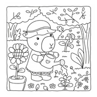 Cozy Capybaras: O Livro de Colorir Relaxante do TikTok - imagem 2
