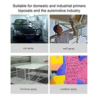 Spray de Tinta HVLP com Bicos Interchangeáveis 1,4mm, 1,7mm, 2,0mm - Sistema de Pintura Profissional em Liga de Alumínio - imagem 4