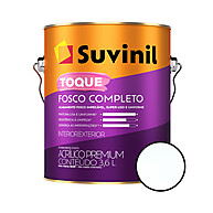 Tinta Acrílica Branco Neve 3,6L Toque Fosco Suvinil: Complete sua casa com qualidade - imagem 1