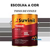 Tinta Acrílica Fosco 3,2L Suvinil – Toque Perfeito em Tons de Cinza - imagem 1