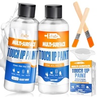 Tinta de retoque branca - Caneta de retoque multisuperfície fosca e brilhante atualizada de 200 ml para reparar arranhões, lascas, rachaduras em banheiras, azulejos, esmalte, madeira - tinta para - imagem 2