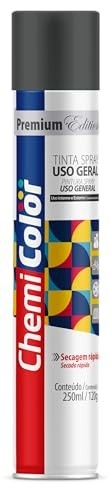 Chemicolor Tinta Amarela 250ml - Alta Cobertura e Acabamento Vibrante para Diversas Superfícies - imagem 2