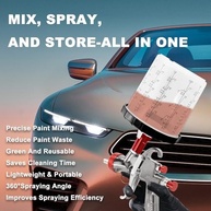 Copos de Tinta Descartáveis RRJ para Pistola Automotiva - Sistema HVLP 600ml com 15 Tampas e Acessórios - imagem 5