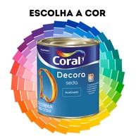 Tinta Coral Decora Seda: Acetinado Premium 800ml - imagem 1