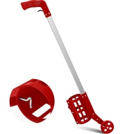 Varinha de Marcação Industrial com Rodas - Aplicador de Tinta Spray para Pintura de Precisão (Vermelho) - imagem 1