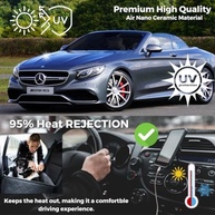 Carvão 2PLY Air Nano Ceramic 5% VLT - Película de Tinta Profissional para Carros e Edifícios - imagem 4