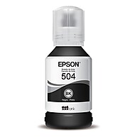 Tinta Epson T504 Preto: Refil Original 127ml - imagem 1