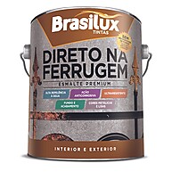 Tinta Esmalte Antiferrugem Brasilux 3,6L: Proteja e Decore! - imagem 1