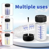 6 Frascos de Retoque de Tinta 59ml com Pincel - Reparo de Arranhões e Lascas para Carro - imagem 5