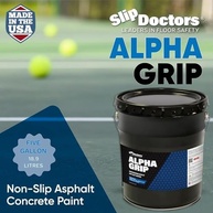 Tinta Antiderrapante Alpha Grip para Concreto e Asfalto - Acabamento Seguro e Durável (Vermelho, 5 Galões) - imagem 4