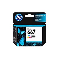 Tinta HP 667 Colorida: Imprima Mais, Economize! - imagem 1
