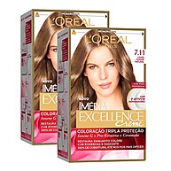 Tinta para Cabelo Imédia Excellence L'Oréal Louro Cendre 7.11 - imagem 1