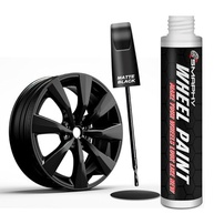SMAPHY Tinta para Retoque de Aro Preto Fosco – Caneta de Pintura Profissional para Rodas de Metal - imagem 2