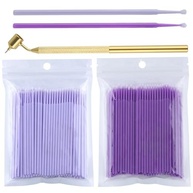 Pacote com 200 Pincéis de Retoque Automotivo + Caneta de Tinta Dourada - Reparo Preciso de Lascas e Arranhões - imagem 2