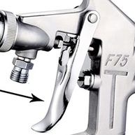 Pistola de Pulverização de Tinta Automotiva Pneumática, Pulverizador de Tinta de Ar Confortável à Mão Sinta Uniforme Pulverizando Robusta para a Parede - imagem 5