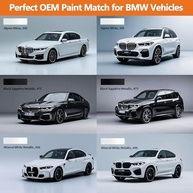 Caneta de Retoque para BMW - Tinta Safira Preta Metálica com Revestimento Transparente - imagem 3