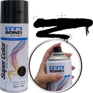 Tinta Spray Alta Temperatura: Preto Brilhante Resistente! - imagem 1