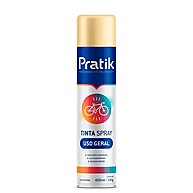 Tinta Spray Pratik Bege 400ml: Pintura Profissional em Minutos! - imagem 1