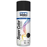 Tinta Spray Preto Fosco Tekbond: Use Já! - imagem 1