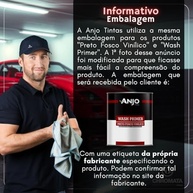 Anjo Kit Tinta Preto Fosco 900ml - Tinta + Catalisador para Metais com Alta Aderência - imagem 5