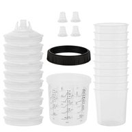 Copo de Pistola de Pintura Descartável 600 ml - Pacote com 10 Unidades para HVLP e Tintas Automotivas - imagem 1