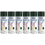 Kit 6 Tintas Spray Verde Escuro TekBond - Acabamento Profissional para Madeira, Metal e Artesanato - imagem 1