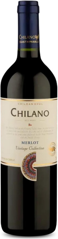 Chilano Vinho Chileno Tinto Merlot 750Ml - imagem 1
