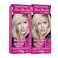 Tintura Alfaparf Altamoda Areia 9.1: Kit Duplo! - imagem 1