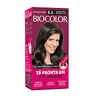 Tintura Creme Biocolor Louro Cinza Moderno 6.1 – Mini Kit - imagem 1