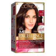 Tintura Excellence 4 Castanho Natural: Cobertura Perfeita! - imagem 1