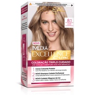 Tintura L'Oréal Excellence Louro Sueco 8.1: Cor Perfeita com Proteção Total - imagem 1