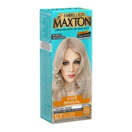 Tintura Maxton Louro Platina Cinza Intenso 12.11: Transforme Seu Visual com Cobertura Perfeita - imagem 1