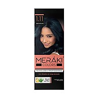 Tintura Meráki Color Preto Azulado 1.11 – Cobre 100% dos fios - imagem 1
