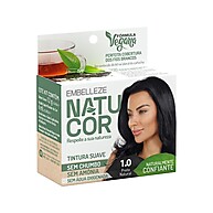Tintura Natucor Embelleze: Preto Natural Sem Amônia! - imagem 1